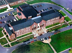 aerial of md hall