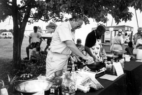 cooks vie for prizes at last year's Best Ever Crab Recipe Contest