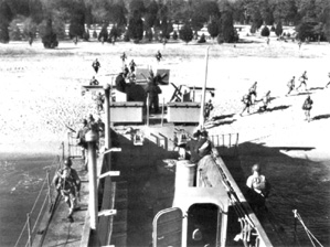 Cove Point assault by troops in training